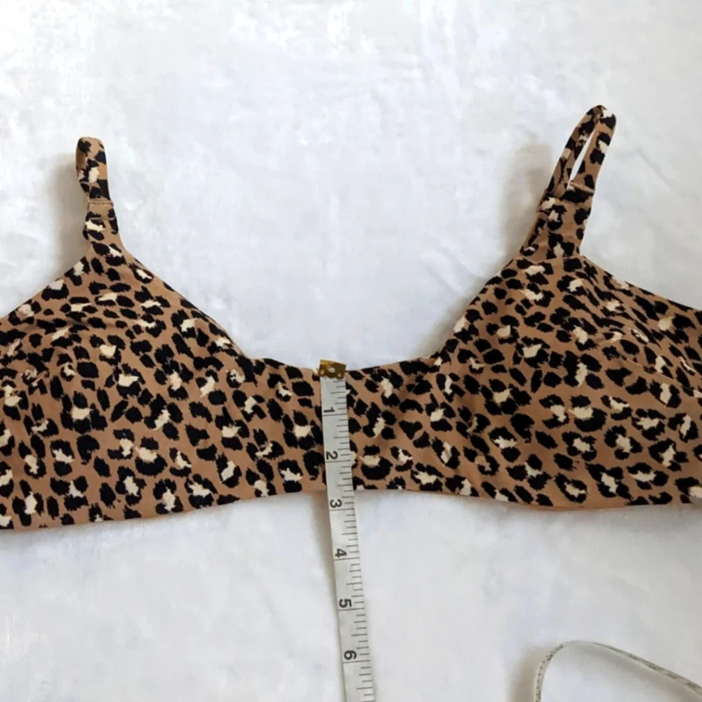 Aerie Cheetah Animal Print Bikini Lightly Padded XL Top HighWaist L Bottom NWT โก - Picture 10 of 14